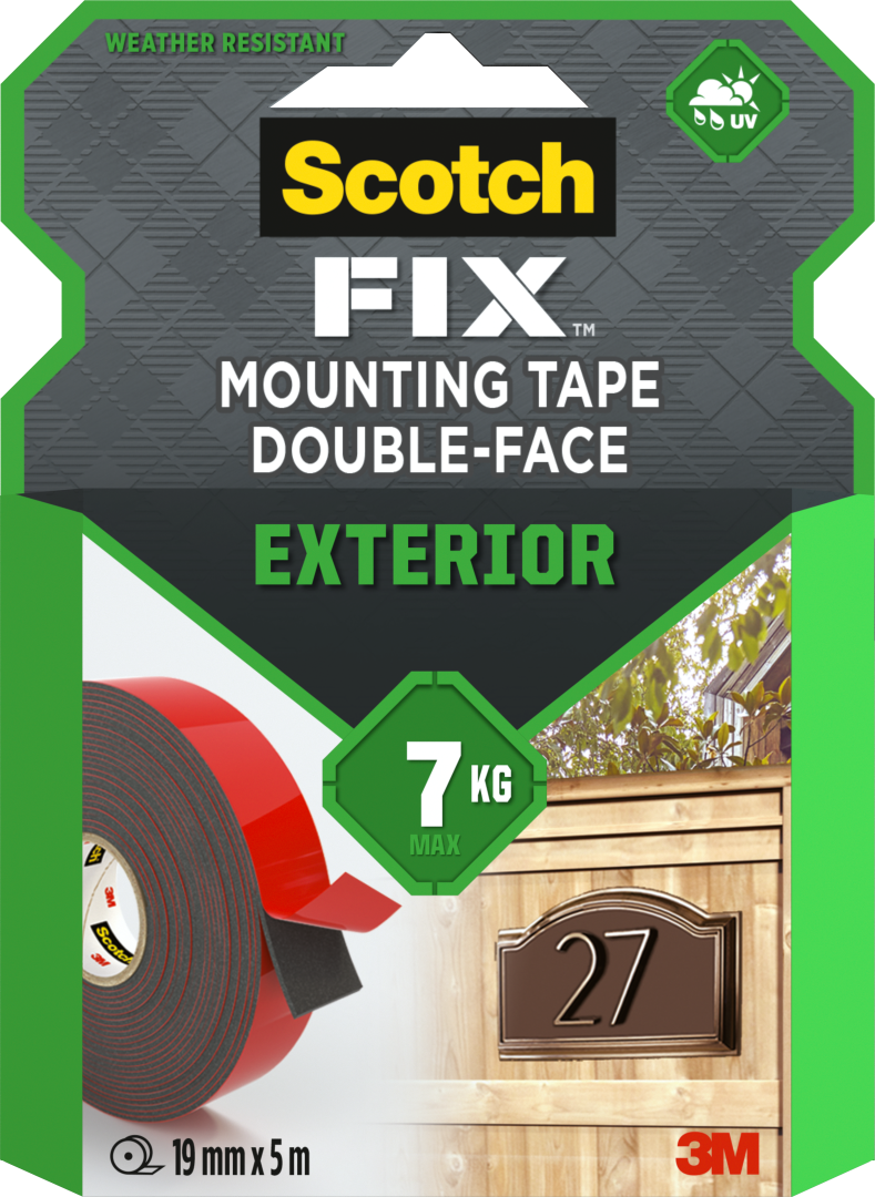 Zewnętrzna taśma montażowa Scotch-Fix™ 19 mm x 5 m